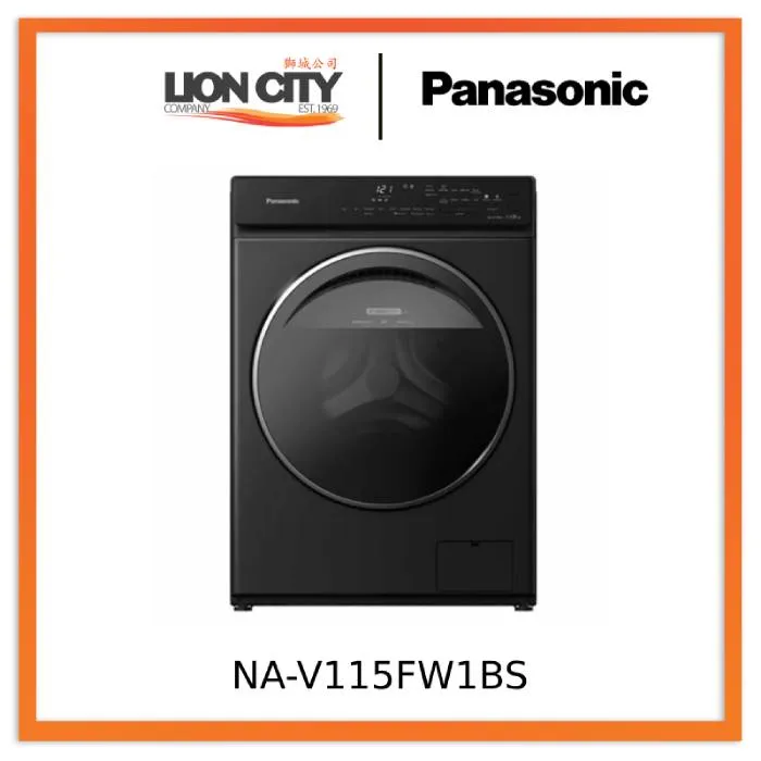 Panasonic NA-V115FW1BS 11.5kg Front Load Washer