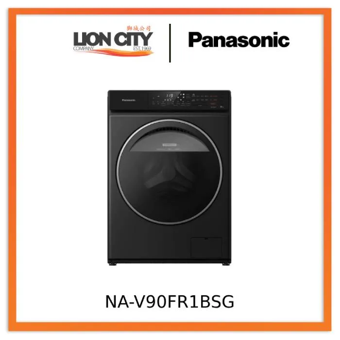 Panasonic NA-V90FR1BSG Care  Edition 9kg Front Load Washer  with Blue Ag 