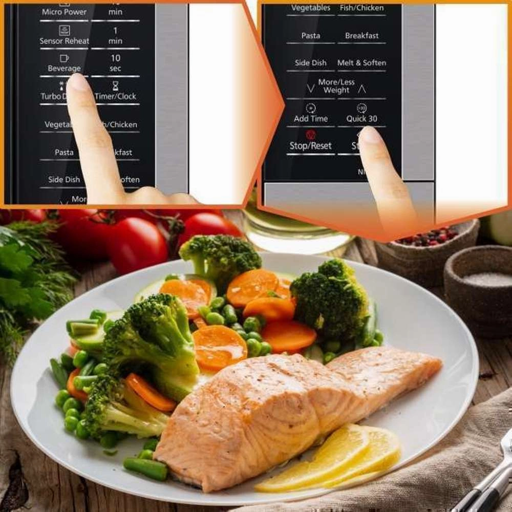Panasonic Microwave 44L Grill Silver