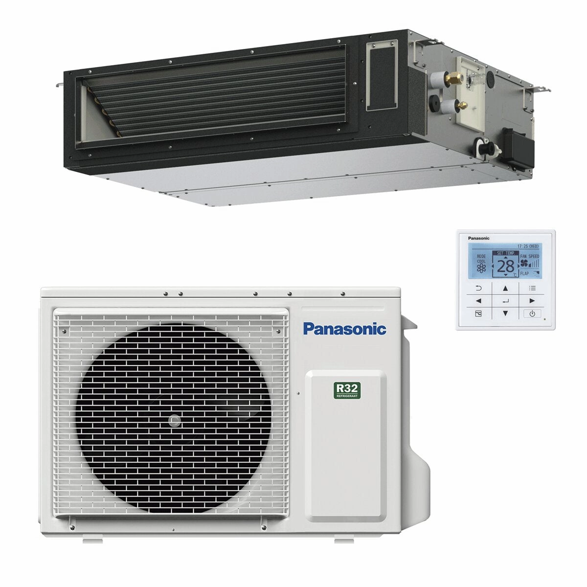 Panasonic PACi NC Standard Ducted Air Conditioner 24000 BTU R32 Inverter A /A 