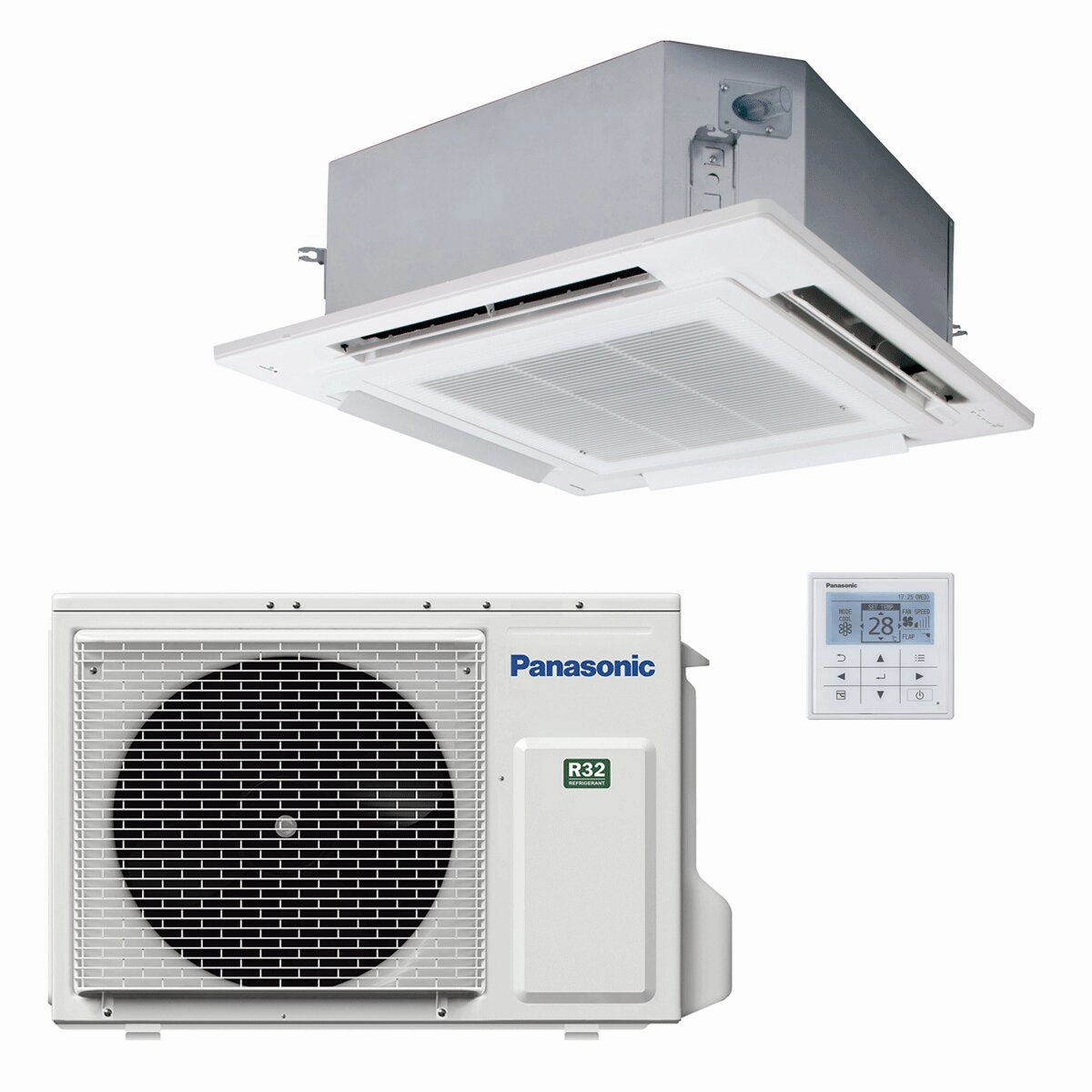 Panasonic PACi NX Standard 4-way Cassette Air Conditioner 21000 BTU R32 Inverter A  /A  