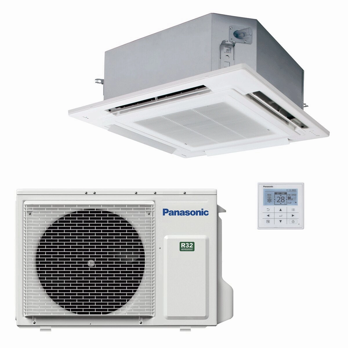Panasonic PACi NX Standard 4-way Cassette Air Conditioner 24000 BTU R32 Inverter A  /A  