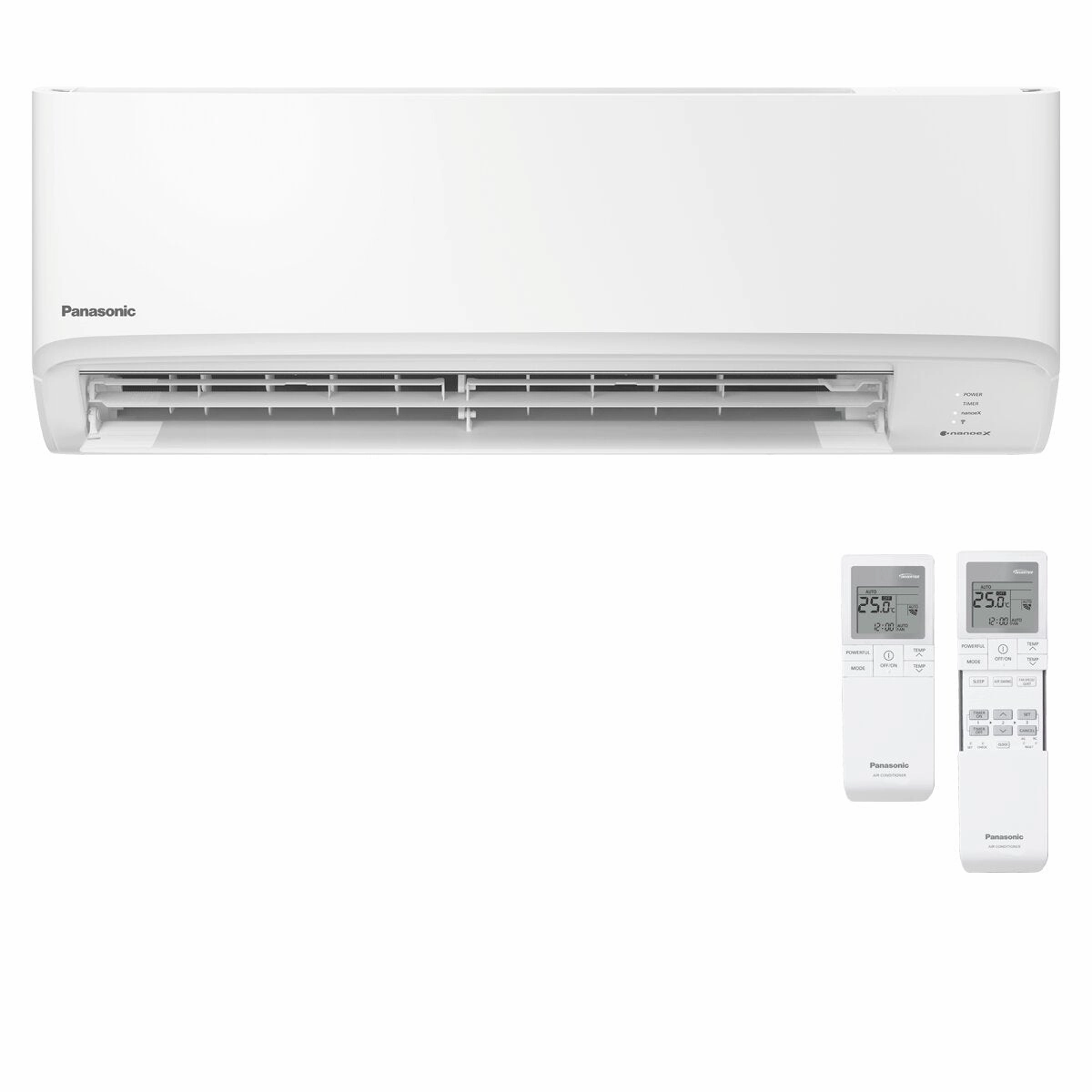 Panasonic TZ Series dual split air conditioner 7000 12000 BTU inverter A    wifi external unit 5 kW