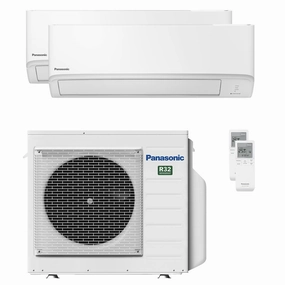 Panasonic TZ Series dual split air conditioner 9000 12000 BTU inverter A   wifi external unit 5.2 kW