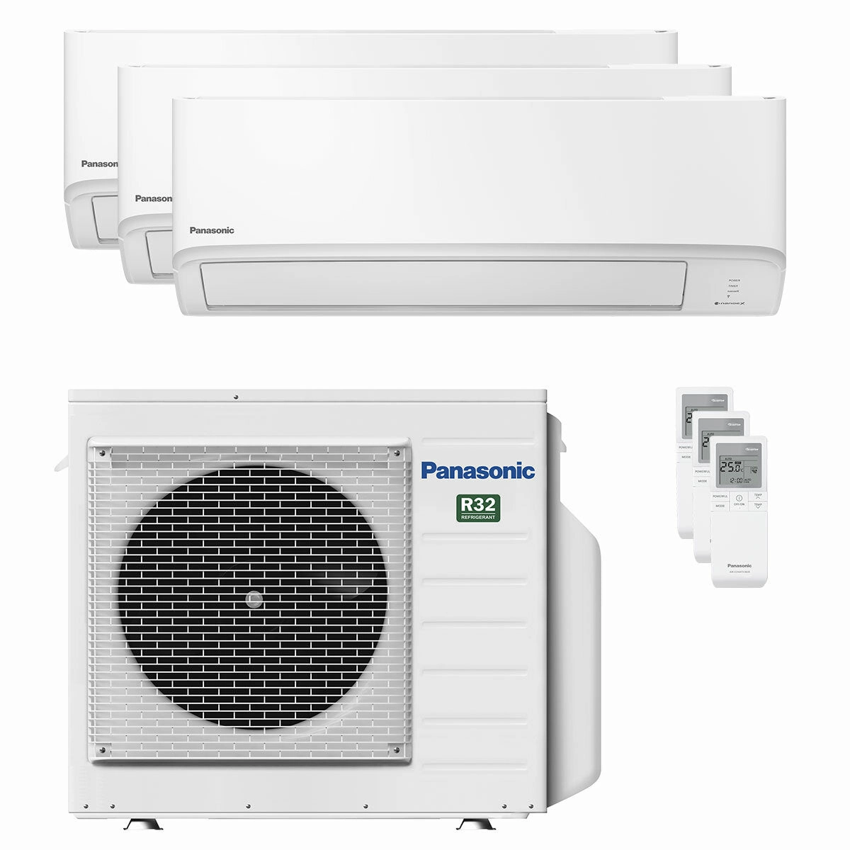 Panasonic TZ Series trial split air conditioner 7000 9000 9000 BTU inverter A    wifi external unit 5.2 kW
