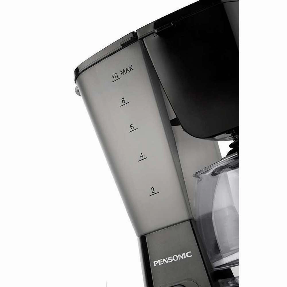 Pensonic Filter Coffee Maker 10 Cup 750W Black