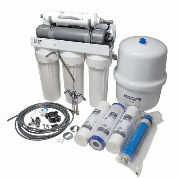 Platinum Wasser 5 Stage Home Reverse Osmosis System   Pump   Tap - ULTRA5B