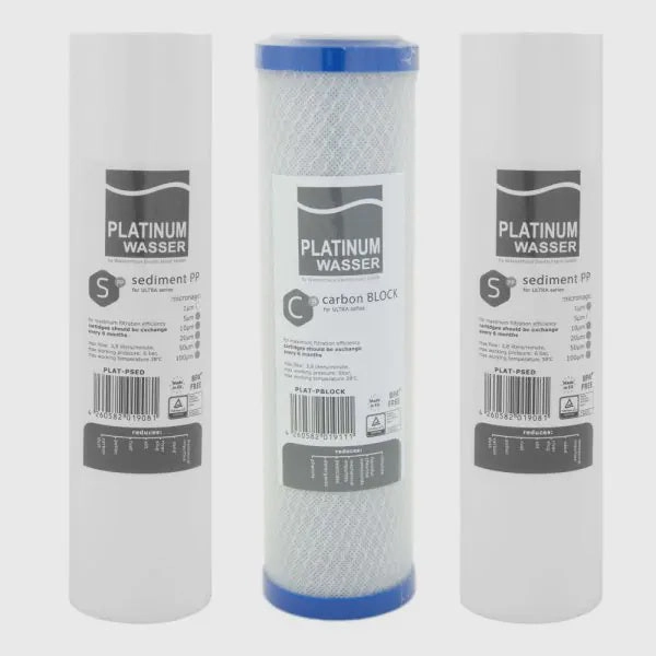 Platinum Wasser Cartridge Replacement Set - SETULTRA3