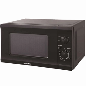 Powerpoint 700W Black Microwave | P22720CPMBL