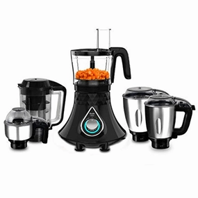 Preethi Zodiac Cosmo MG 236 Mixer Grinder 750-Watt 5 Jars (Black)