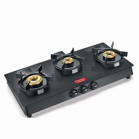 Prestige Glass Manual Gas Stove (SVACHH NEO 3 BURNER)