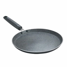 Prestige Omega Deluxe Granite Dosa Tawa, 300mm, Black
