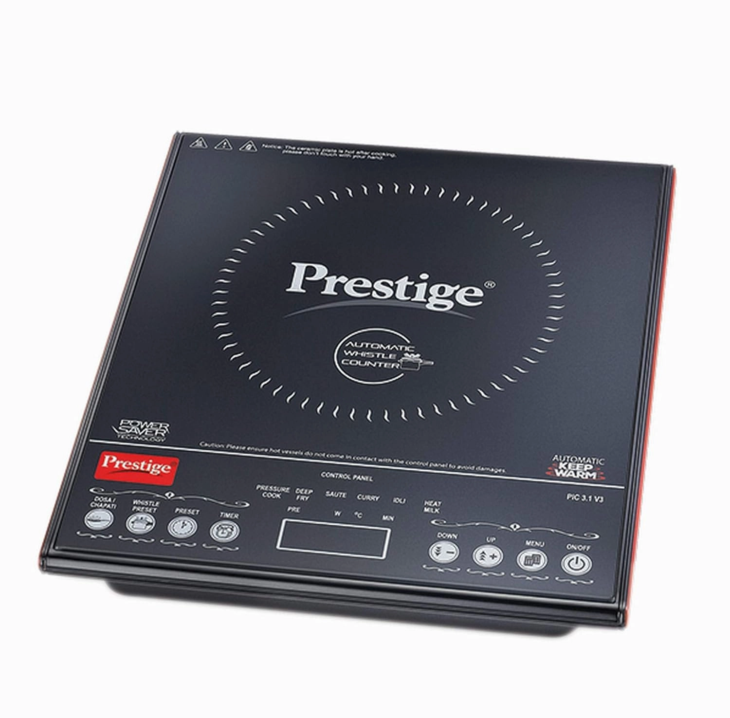Prestige PIC 3.1 v3 Induction Cooktop Black, Push Button