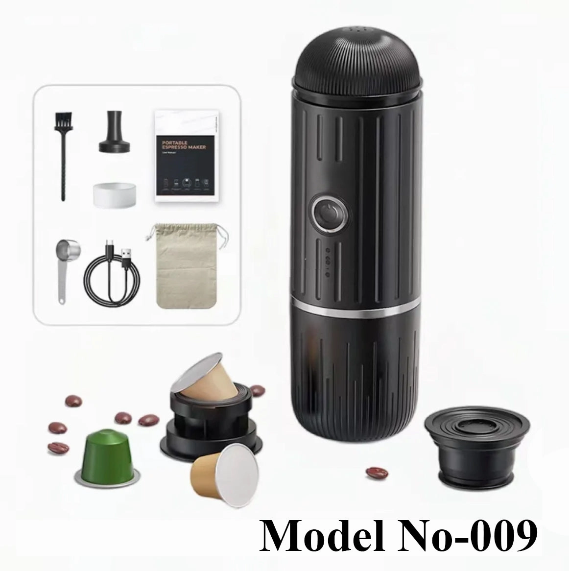 Primo Caf Coffee Machine, Automatic, Black