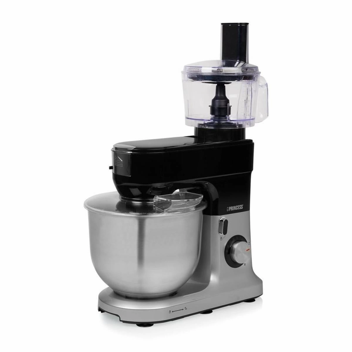 Princess Kitchen Machine Mixing Bowl Stepless, 8Lit, 1200Watts, Stainless Steel