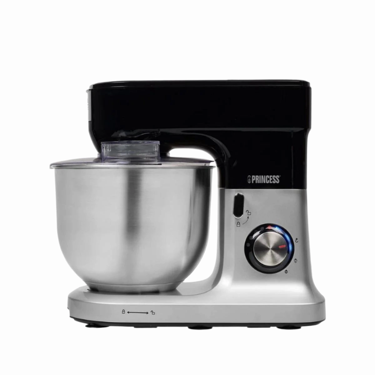 Princess Kitchen Machine Mixing Bowl Stepless, 8Lit, 1200Watts, Stainless Steel