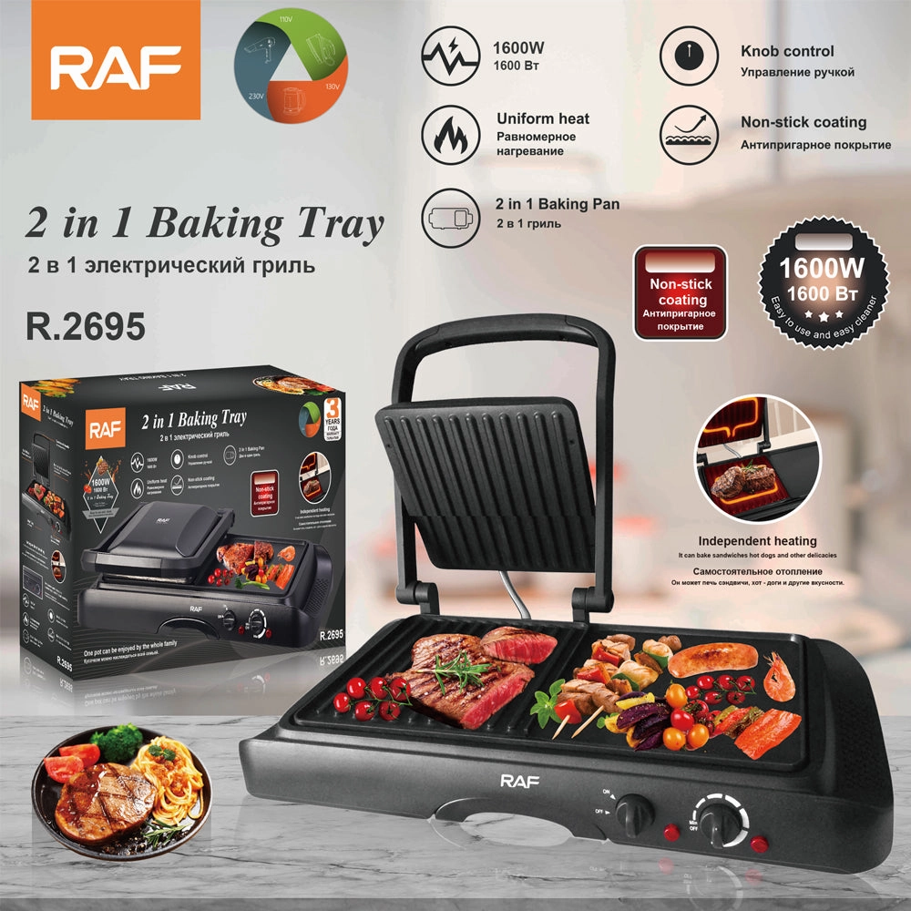 RAF 2-in-1 Baking Tray | Knob Control | Non-stick Coating |uniformheat