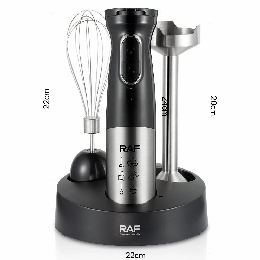 RAF 2-in-1 Cordless  Blender Set | Two Switches | 4 Blades |  200W | 700ml Blender Jar