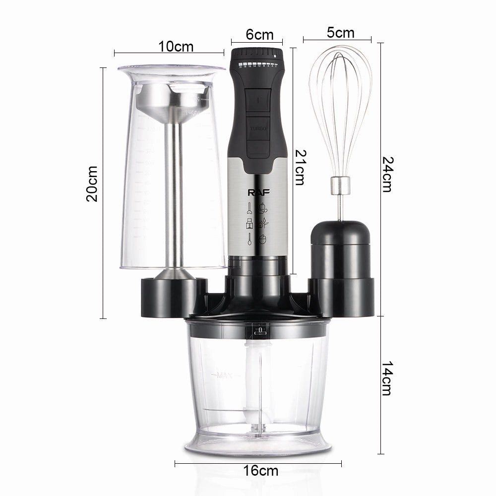 RAF 4-in-1 Blender Set | 1800W  | 4 Stainless Steel Blades | Fast Start