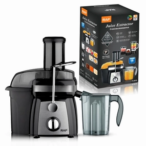 RAF 4-in-1 Juice Extractor  | 1200W | low noise | Stainless Steel Tool Head | Fast Start|EasytoClean