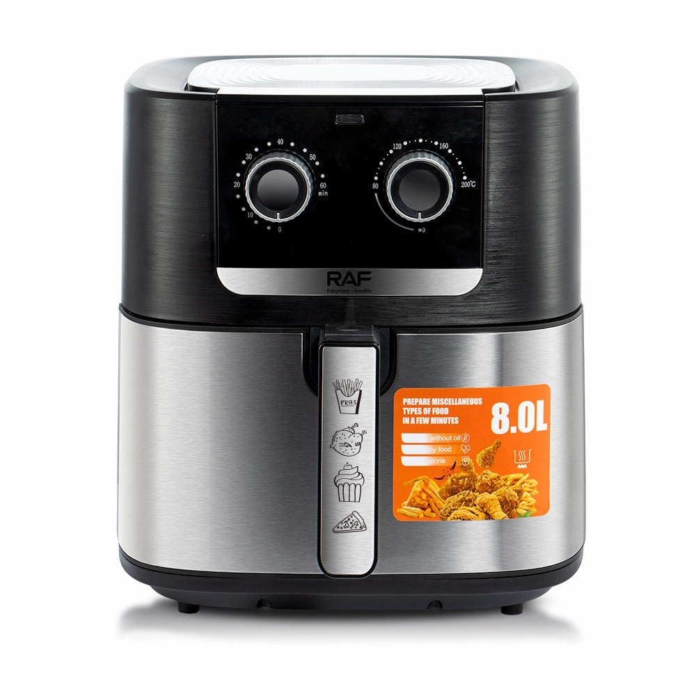 RAF Air Fryer 8L | 1700W | Adjustable Temp & Timer | Non-stick Coating | Easy to Clean