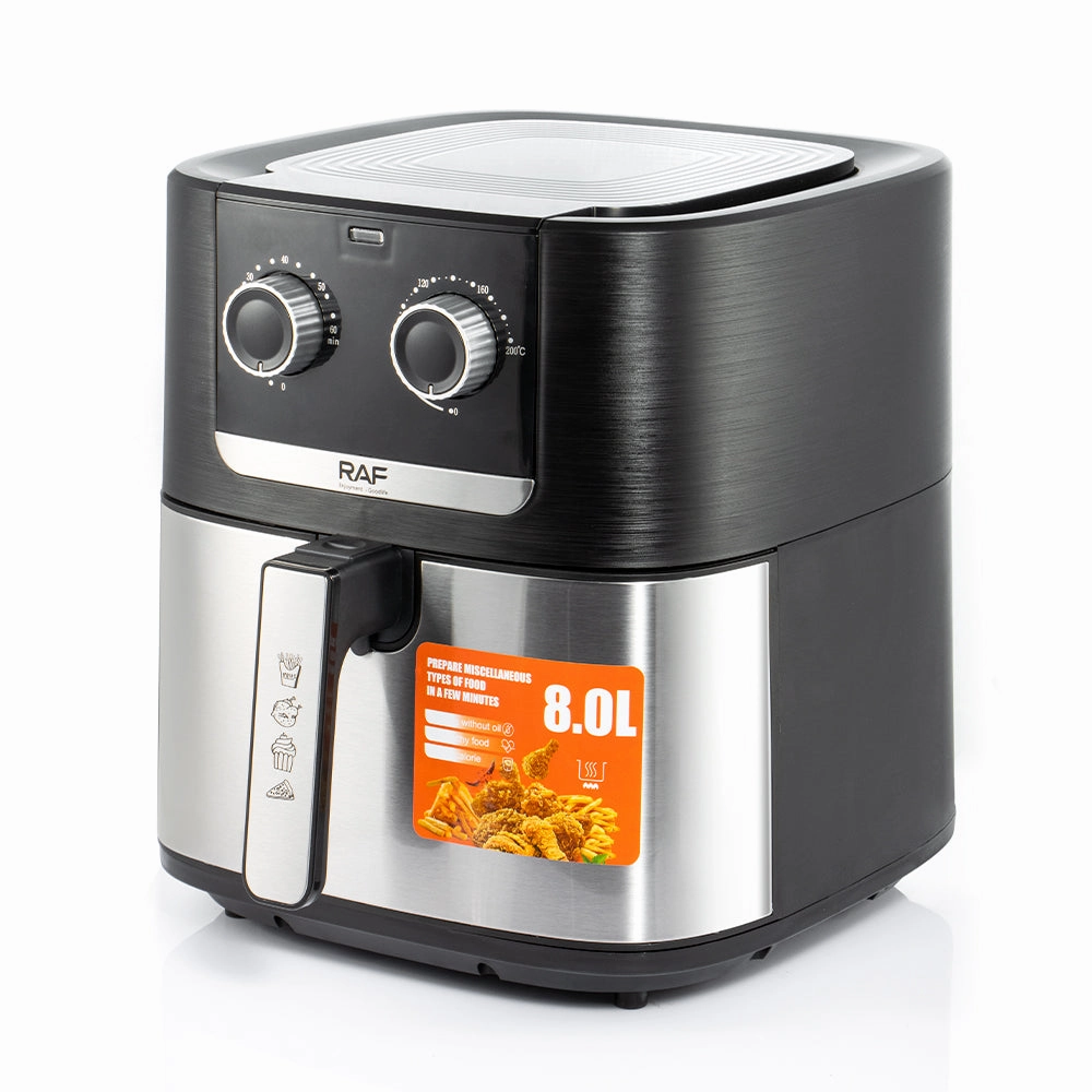 RAF Air Fryer 8L | 1700W | Adjustable Temp & Timer | Non-stick Coating | Easy to Clean