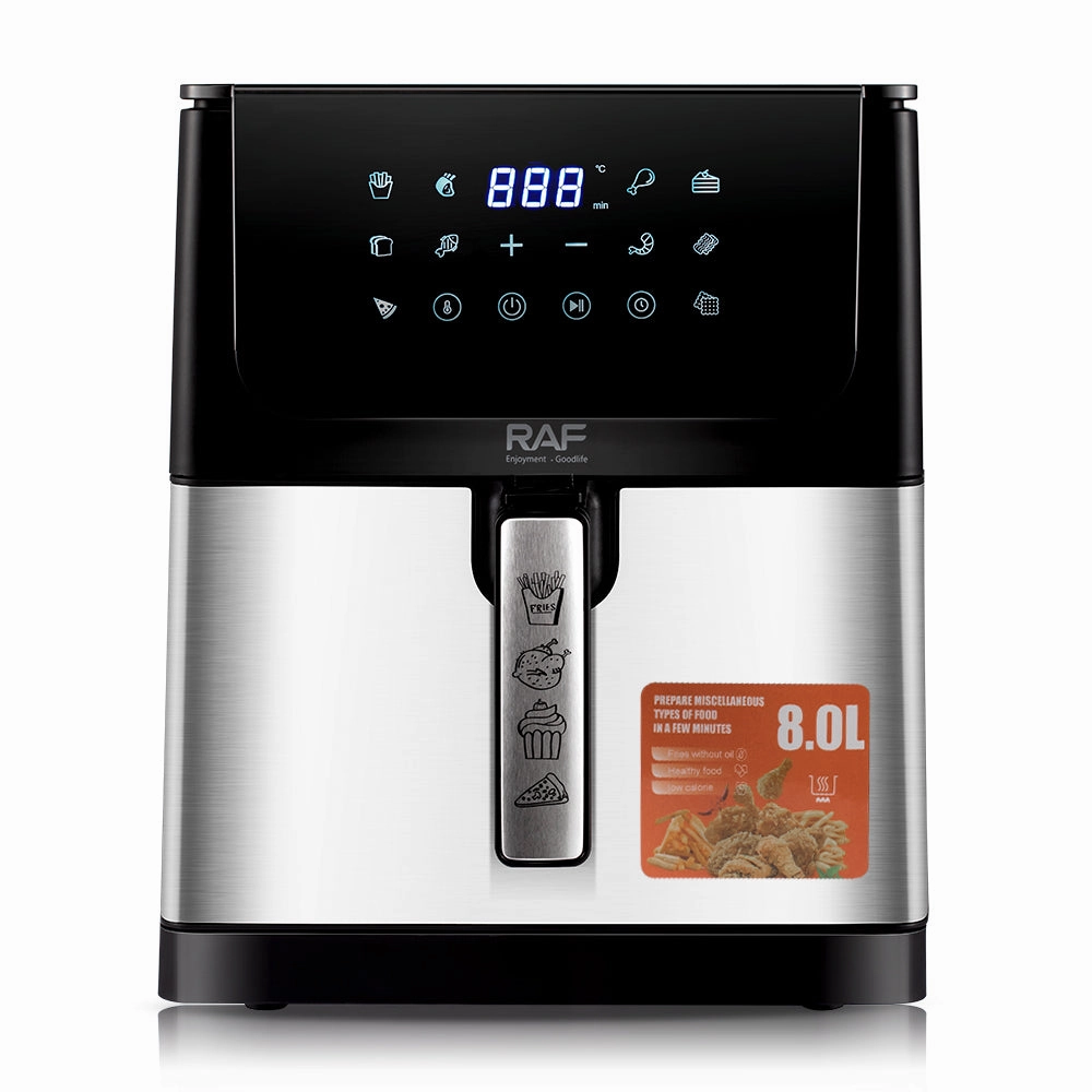 RAF Air Fryer | 1800W | 8.0L Capacity | Non-stick Coating | Temperature Control | Easy to Clean