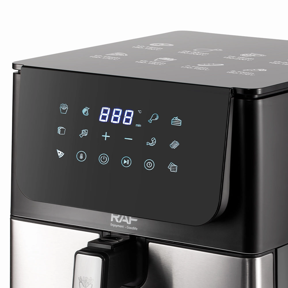 RAF Air Fryer | 1800W | 8.0L Capacity | Non-stick Coating | Temperature Control | Easy to Clean