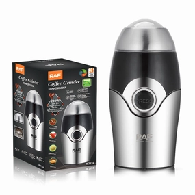 RAF Coffee Grinder | 200W | Stainless Steel Blades | Push button Start