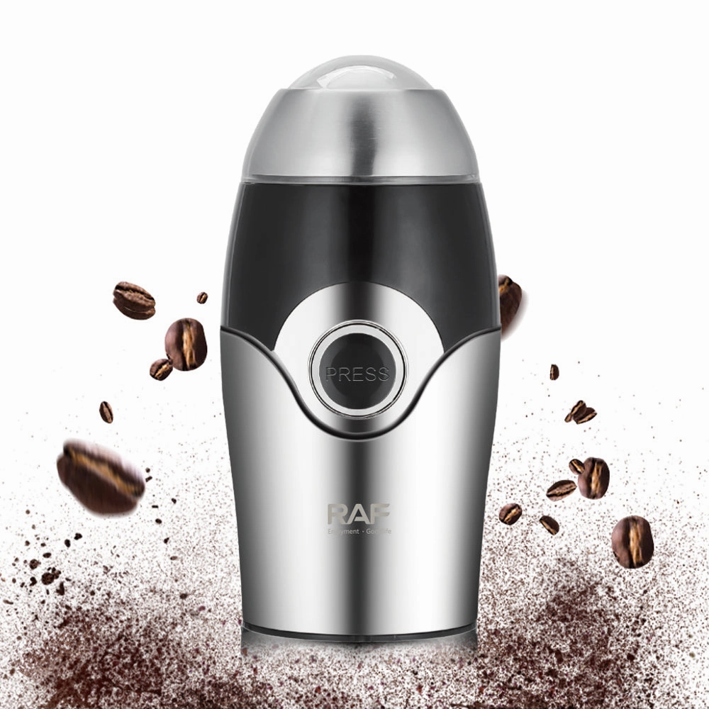 RAF Coffee Grinder | 200W | Stainless Steel Blades | Push button Start
