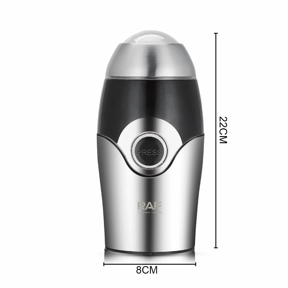 RAF Coffee Grinder | 200W | Stainless Steel Blades | Push button Start