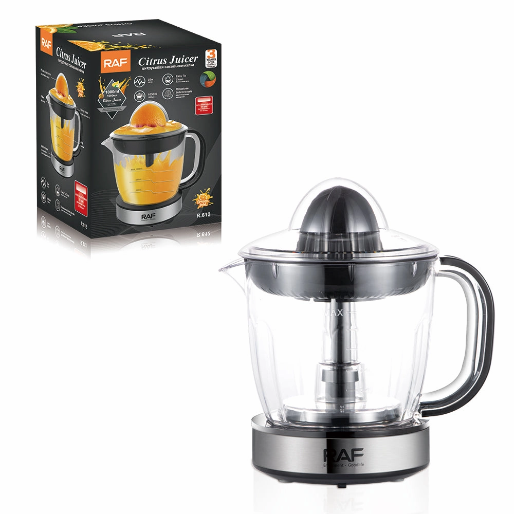 RAF Electric Citrus Juicer | 1.0L Capacity | 25W  | Stainless Steel & PP Design | Easy To Clean