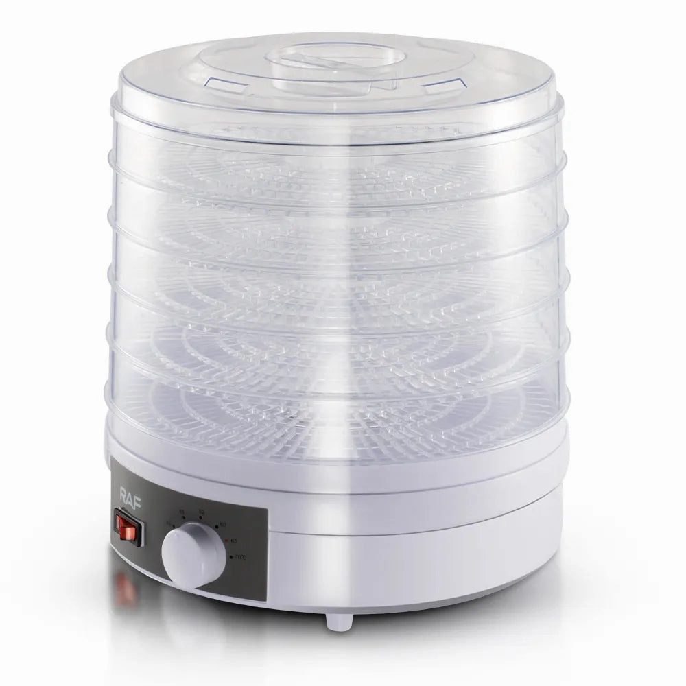 RAF Electric Dried Fruit Machine |  5 Layers Trays | 350W |Increase Capacity | Low Noise | Temperature Control