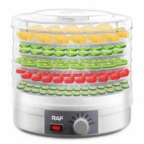 RAF Electric Dried Fruit Machine |  5 Layers Trays | 350W |Increase Capacity | Low Noise | Temperature Control