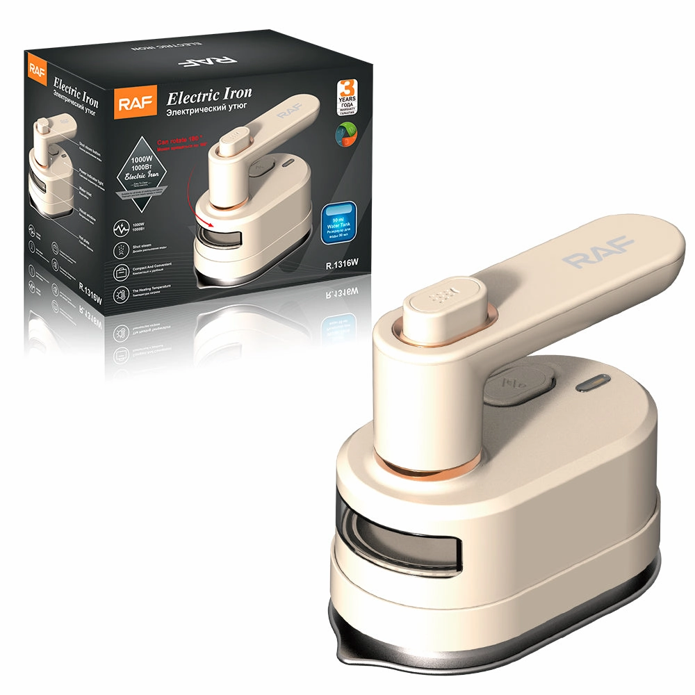 RAF Electric Iron | 1000W | shot steam | heating temperature | compactandconvenient