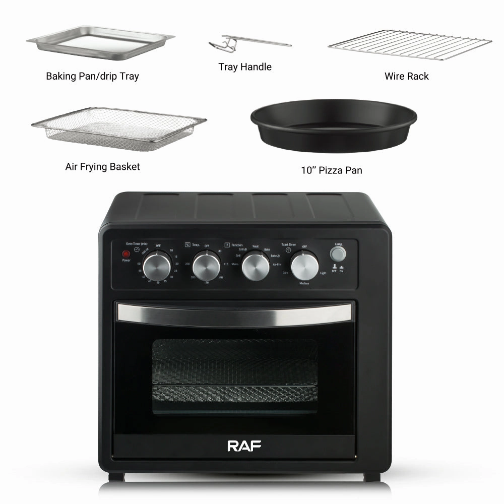 RAF Electric Oven & Air Fryer &Toaster | 32LCapacity | 1700W | Visual glass door | Temperature control