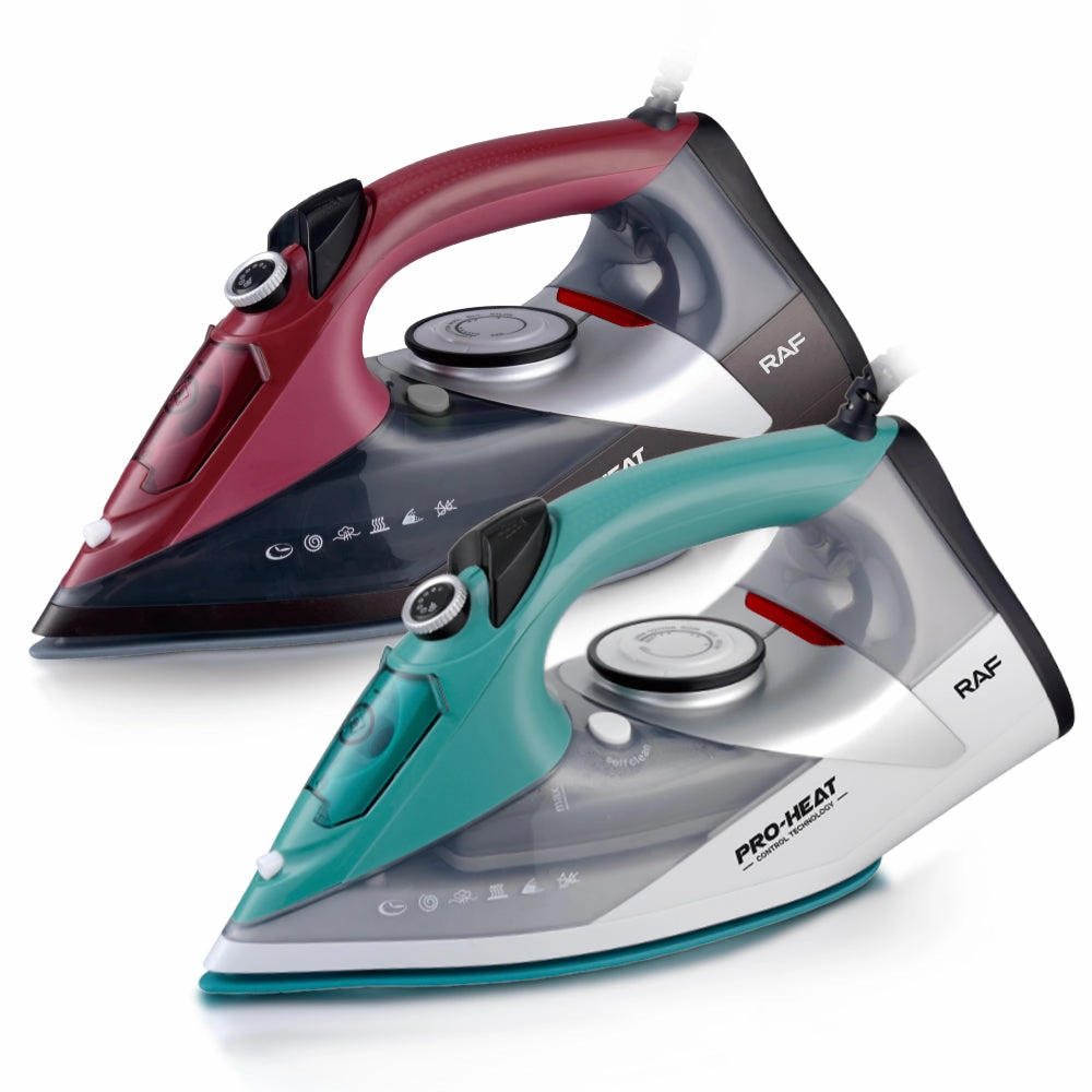 RAF Electric Steam Iron | 3000W | Vertical Steaming | CeramicSoleplate|Water Spray | PowerfullBurstofSteam