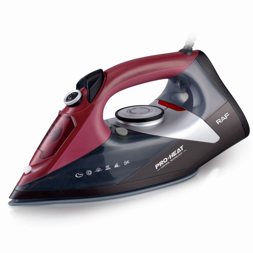RAF Electric Steam Iron | 3000W | Vertical Steaming | CeramicSoleplate|Water Spray | PowerfullBurstofSteam