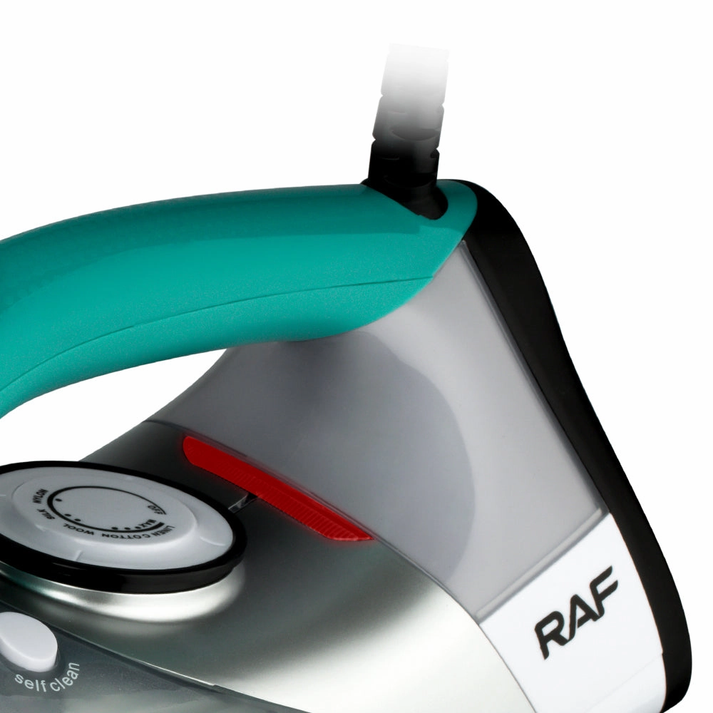 RAF Electric Steam Iron | 3000W | Vertical Steaming | CeramicSoleplate|Water Spray | PowerfullBurstofSteam