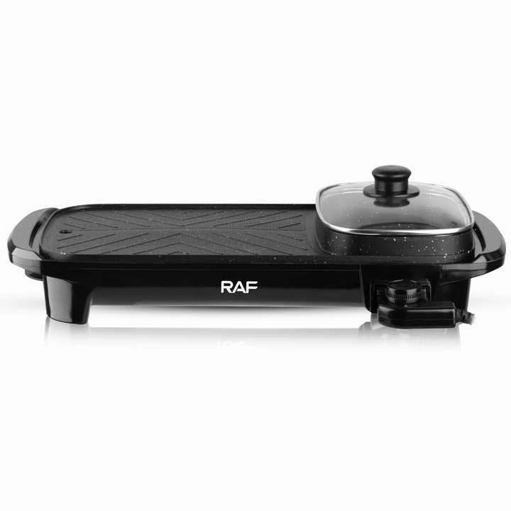 Raf Flat Grill, 1500 Watts, Black