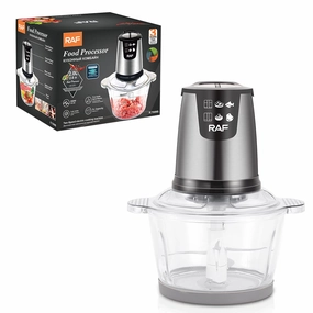 RAF Food Processor | 250W | 2L Capacity | 4 Blades | Low Noise