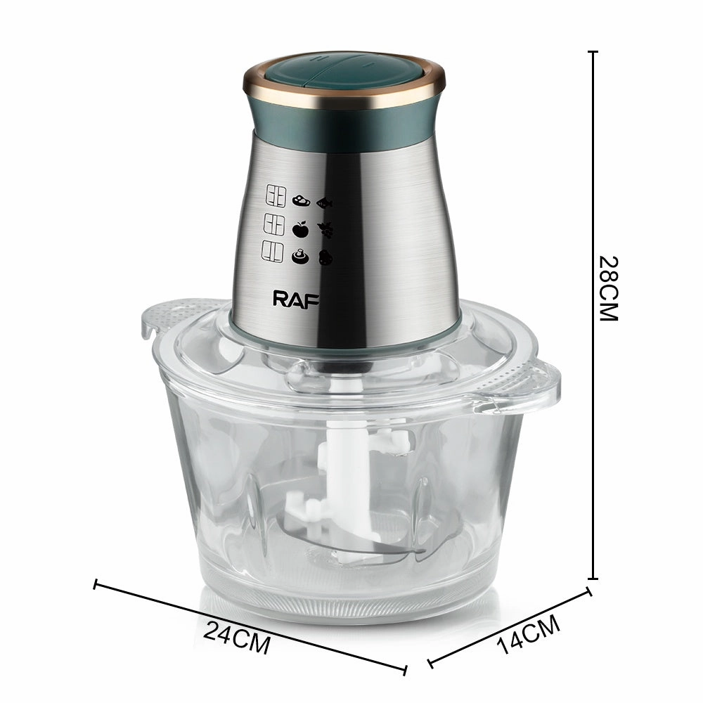 RAF Food Processor | 800W | 2L Capacity | 4 Sharp Blades | Speed Control