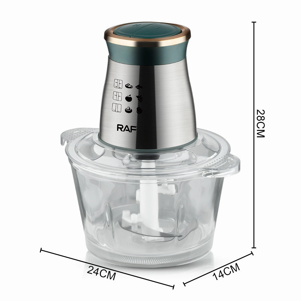 RAF Food Processor | 800W | 2L Capacity | 4 Sharp Blades | Speed Control
