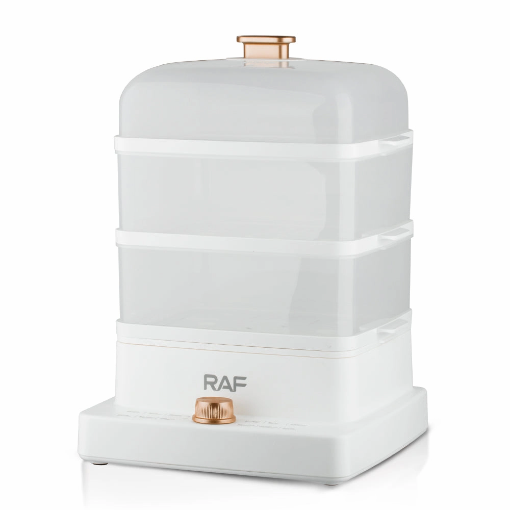 RAF Food Steamer | 12L Capacity | Rapid Steam Release | 1300 ml Volume | 1000-1200W | 220-240V~ 50/60Hz