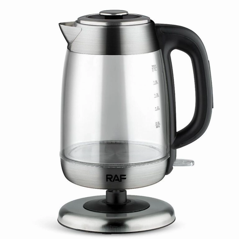 Raf Glass Kettle, 2Lit, 2000Watts