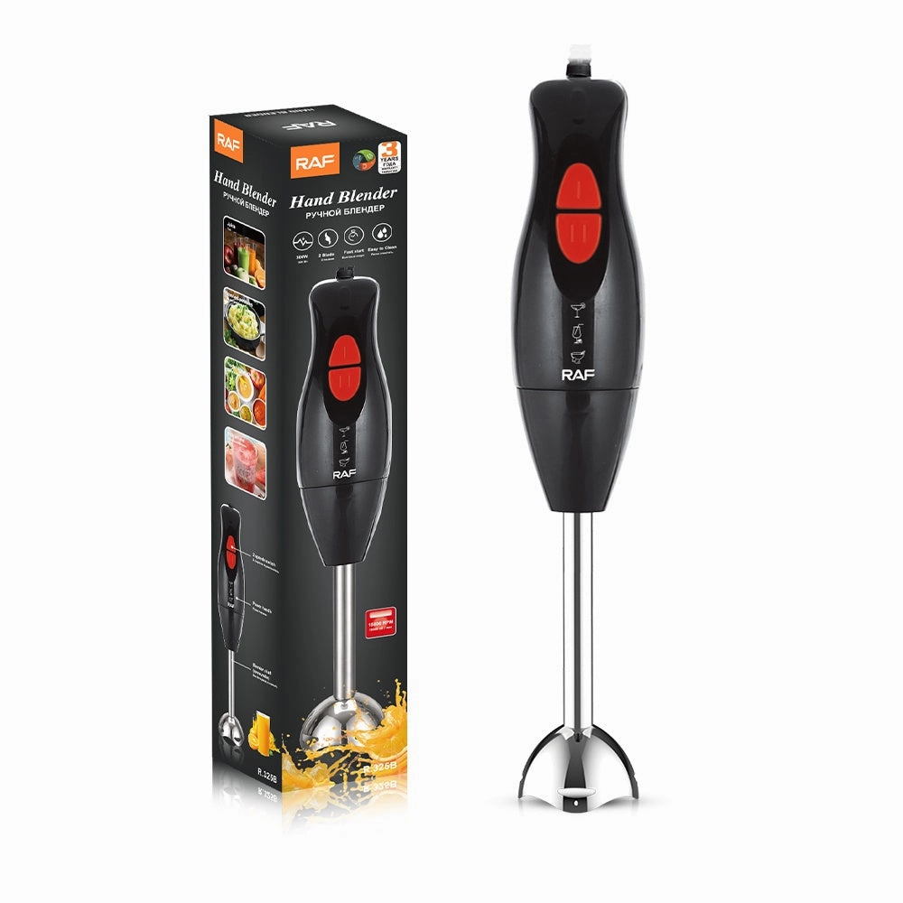 RAF Hand Blender | 300W | 2 Blads | Fast Start | Easy To Clean