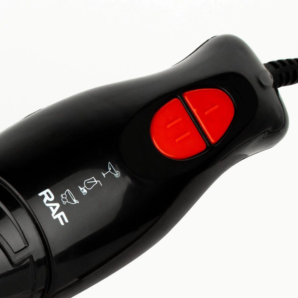RAF Hand Blender | 300W with Stainless Steel Blade | Copper-Clad Aluminium Motor and Stylish Black Design