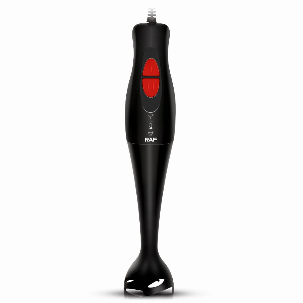 RAF Hand Blender | 300W with Stainless Steel Blade | Copper-Clad Aluminium Motor and Stylish Black Design