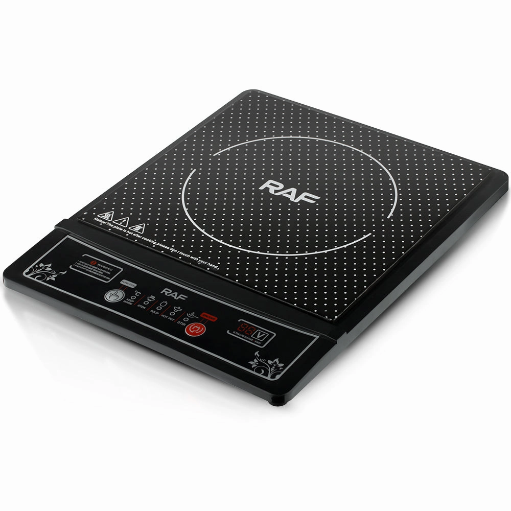 RAF Induction Cooker | 2000W | Ceramic Cooktop | 5 Functions | Key Control |  Large Firepower | Pattern Cooking