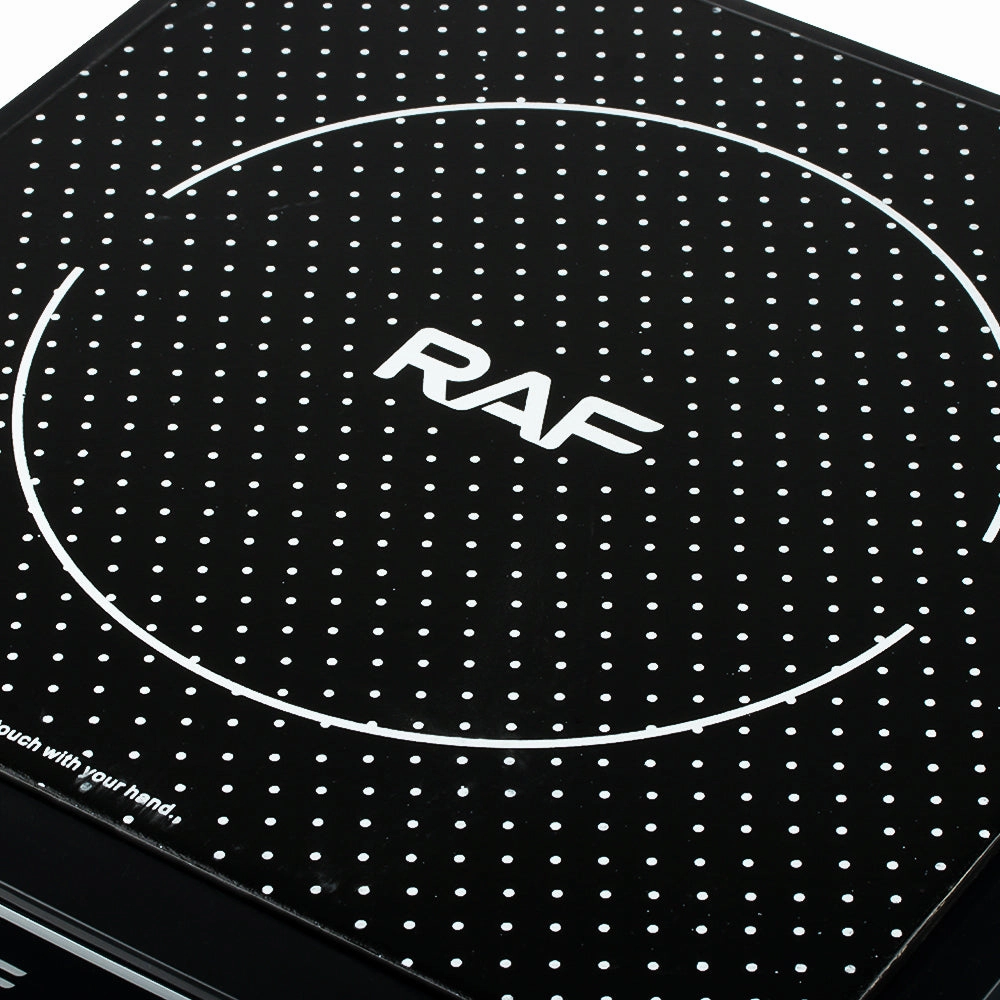 RAF Induction Cooker | 2000W | Ceramic Cooktop | 5 Functions | Key Control |  Large Firepower | Pattern Cooking